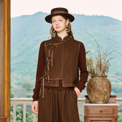 Wancaoyi (wancaoyi) Wancaoyi 2025 winter new style suit H27525451 Brown S