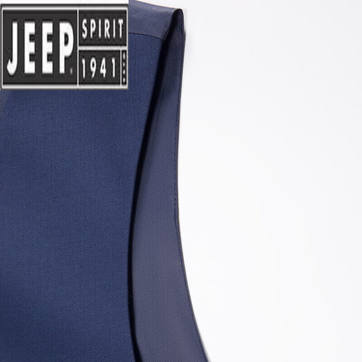 JEEP SPIRIT men's suit vest men's outerwear vest suit business casual formal wear wedding horse clip 19033 blue S