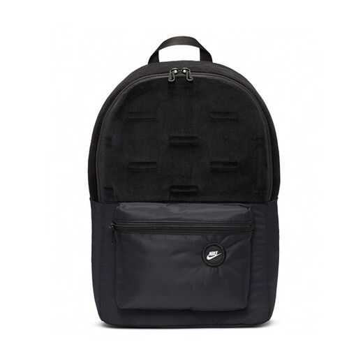 Nike (Nike) Männer und Frauen Rucksack Samt Logo Logo Logo Modestudent Schoolbag Computerbeutel Rucksack DB3892-010 Schwarz DB3892-010 Single Size