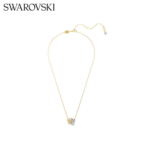 Swarovski (Swarovski) Swan Platinum Two-Color Love Hug Goose Women's Collier Femme Gift pour petite amie Cadeau d'anniversaire pour petite amie 5714934