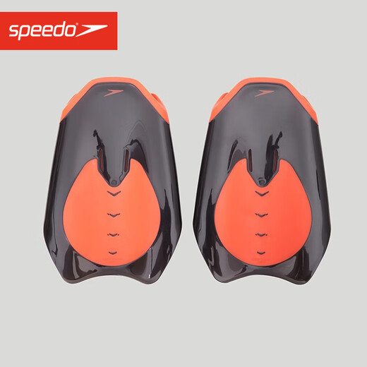speedo swimming hand fins adult paddling sharkskin series unisex freestyle professional swimming equipment black/pink red
