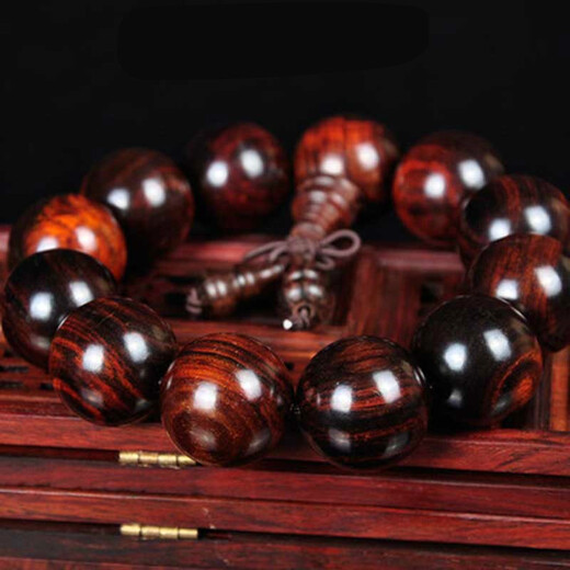 Big Red Rosewood Armband Holz Männer Geschenk rotes Holz Buddhistische Perlen kultureller Rosenkranz SN3894 1,8*13 Big Red Rosenholz Armband