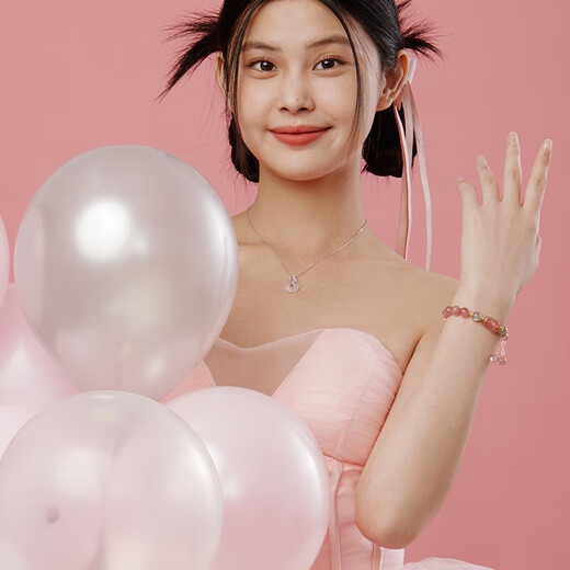 Clect young fish necklace women's 925 silver safety buckle pendant clavicle chain fashion accessories birthday gift for girlfriend