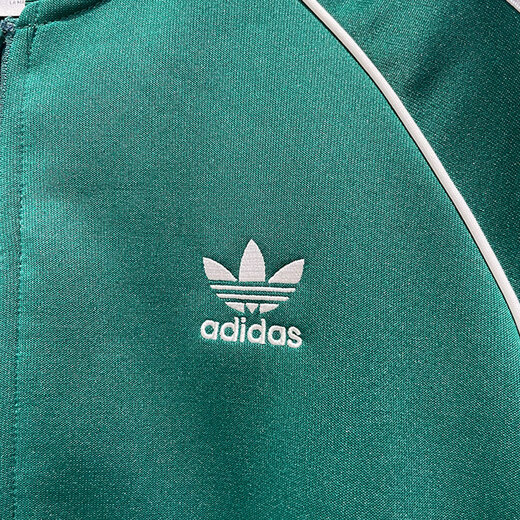 Adidas Clover Jacket Men's 2024 Spring de primavera y otoño Nuevo puesto de entrenamiento de fitness Sportswear Soport Collar a prueba de viento IR9863 Academy Green S