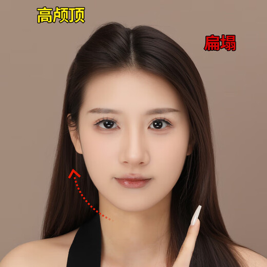 Two Worlds of Joy Gold Label H Letter Inverted Comb Hair Clip for Women Korean Style Hair Comb Comb for Broken Hair Organizing Artifact High Skull Top Hair Tiara Set of Two