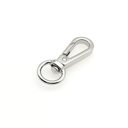 Runhua Nian bag accessories hook buckle leather goods dog buckle bag button bag buckle hook buckle bag chain hanging lobster buckle hardware metal hook round head puppy buckle (silver) 1