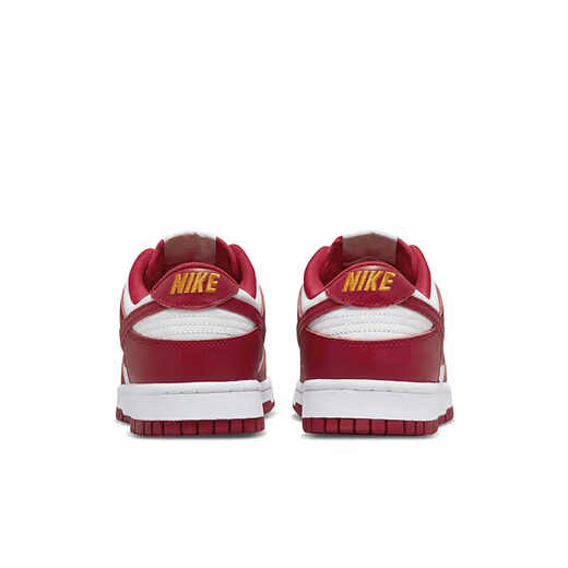 Nike (Nike) Dunk Retro Gym Red Men's White и Red Fashion Retro Low Top Shoes DD1391-602 42