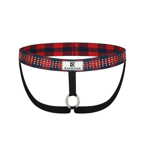 ROSELEX confidential delivery men's thong sexy double thong men's sexy underwear low waist gay night S black-KX006-SD1