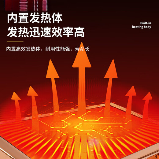 Taipeng Buffet Insulation Lamp Catering Marble Insulation Table BBQ Warm Food Pizza Heating Lamp Hotel Food Insulation Lamp ZG-041 Double Head Rose Gold