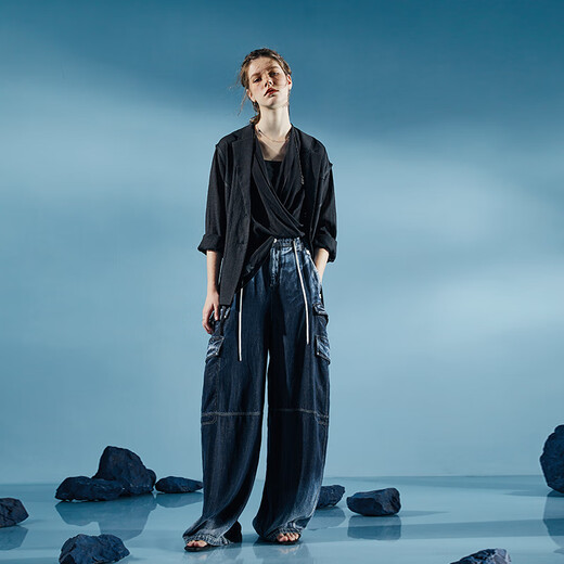 RIZHUO shopping mall same style suit jacket 2024 summer new casual women's loose and breathable suit Youhei S