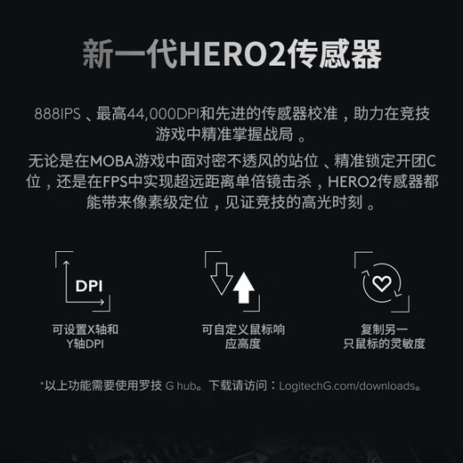 罗技（G）GPW3 狗屁王三代无线游戏鼠标 专业电竞手型  60g轻量 粉  升级8KHz 88G 888IPS 