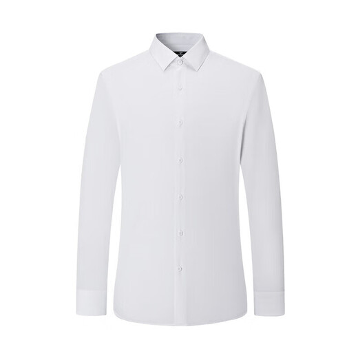 七匹狼长袖衬衫男秋季免烫易打理可机洗商务休闲柔软舒适职业男装上衣