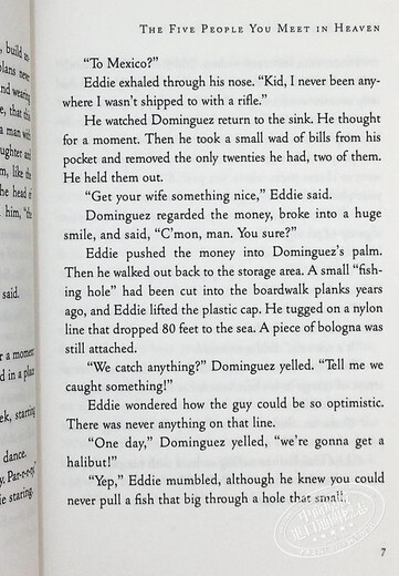 天堂里遇见的五个人 20周年版 The Five People You Meet In Heaven 英文原版 Mitch Albom