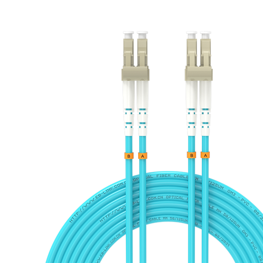 EB-LINK 电信级LC-LC铠装OM3万兆多模双芯10G光纤跳线OM4双工尾纤防鼠咬抗拉抗压 铠装万兆多模双芯OM3 10米