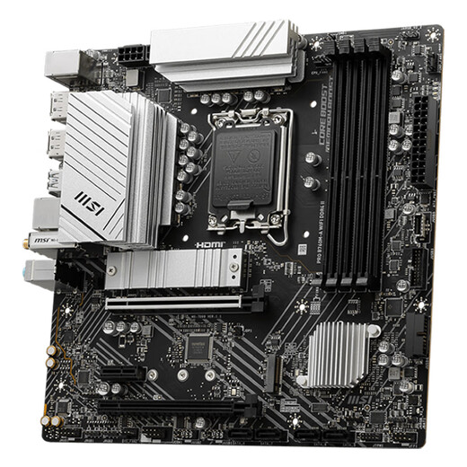 微星B760M B660M 主板CPU套装 板u套装 搭英特尔 i5 CPU处理器 PRO B760M-A WIFI DDR4 II i5 12600KF