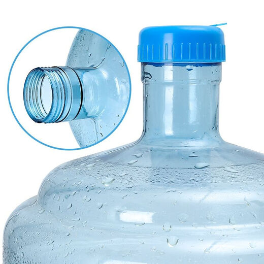 Aseblarm bucket lid, universal pure water bucket lid, threaded lid, water dispenser, mineral water smart lid, sealed bucket lid, durable smart lid, threaded mouth, with rubber ring, 3 pieces, diameter 5.5cm