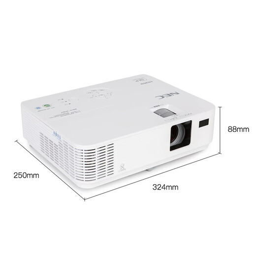 NEC projector Projector Office Home Full HD Highlight Business Meeting Education and Teaching Training Projector CQ1105X [3400 lumens 1024*768] Official standard + installation accessories