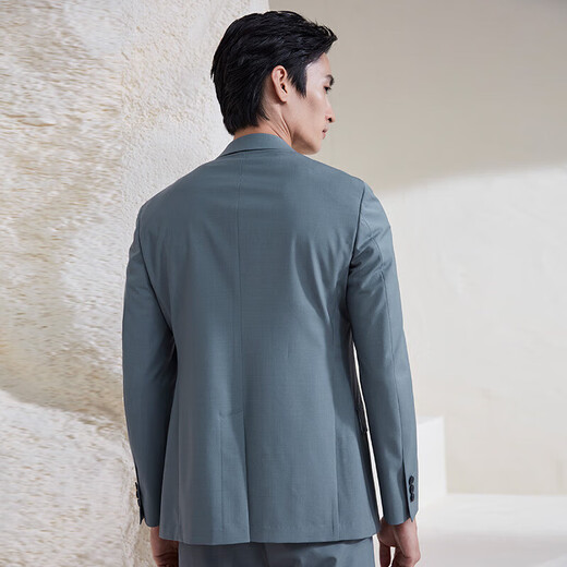 Good news bird spring light formal suit (top) flat lapel suit for men EBB231712 light green 50A