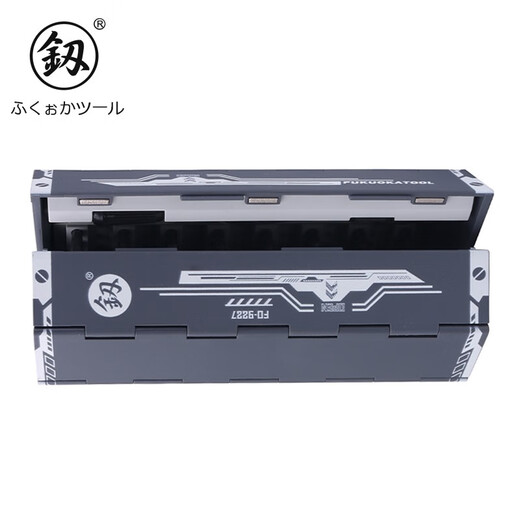 釰日本福冈工具 螺丝刀128件套装组合一字十字螺丝批头多用强磁起子 FO-9227 精密批格纳库128件套