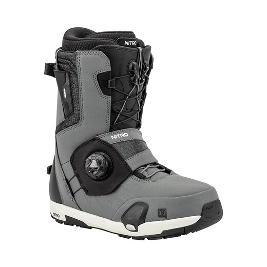 NITRO ski shoes, snowboards, snowshoes, all-round, all-region skiing and snowboarding shoes for men, 2425 new style, 24/25 in stock, STEP ON, quick wear, men's style, gray 43 285mm