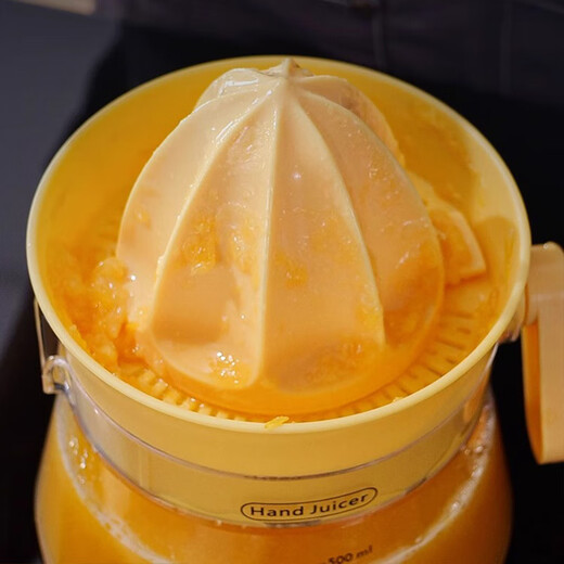 Hanxiao manual juicer small hand-cranked hand-pressed fried orange juice artifact original juice lemon orange squeezer two pack hand-cranked labor-saving juicer-orange
