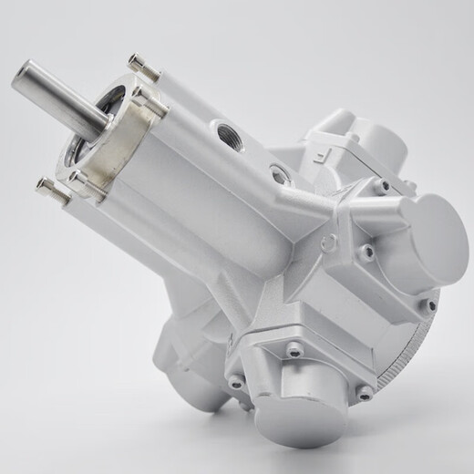 Customized and applicable multi-functional piston pneumatic motor, industrial-grade powerful and high-power torque without spark reduction TMH-1/2 piston motor + vertical flange