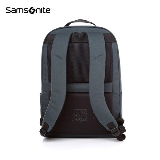 新秀丽（Samsonite）电脑双肩包男设计师新款印花书包背包大容量\GS5 24001*水绿色
