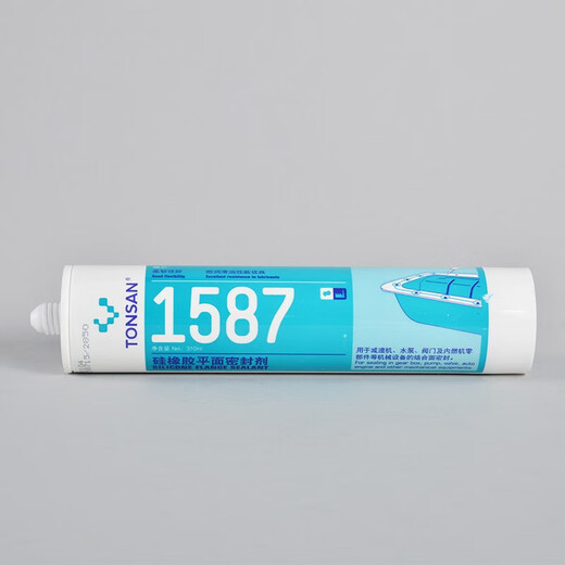 可赛新天可赛新 TS1587 1596 1598 1592 1527硅橡胶平面密封剂密封胶 1527T 透明 310ml 一支装