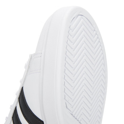 Adidas official ship store men's shoes, new summer three-stripe board shoes, leather sports shoes, wear-resistant casual shoes, men's 9195-white-mainly recommended style 41