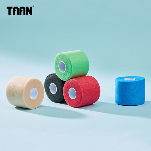 TAAN泰昂羽毛球拍柄缓震膜网球拍减震膜手胶打底膜肤色1个装