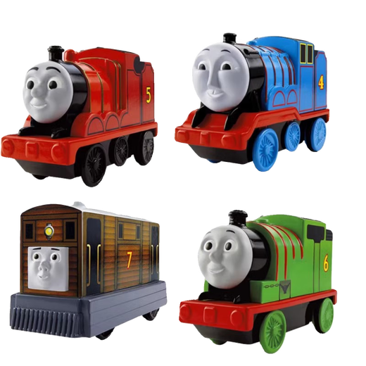 Véritable Locomotive électrique Thomas and Friends Lynpesy Yongbao Goden Trains Train Children's Toys, Speedy Leap Track Set