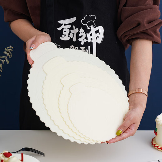 Monkey Dafu birthday cake base reusable pad cake base thickened 4-inch/6-inch/8-inch lace 10-inch gasket base