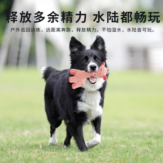 EETOYS Pink Deer Dog Latex Toy, Fun, Sounding, Interactive Teeth Cleaning, Companion and Boredom Relief Pet Supplies