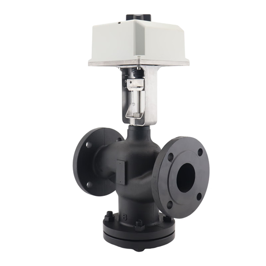 Honeywell electric control valve proportional integral valve water valve steam temperature control valve flange two-way two-way three-way valve DN80 water valve + Honey actuator