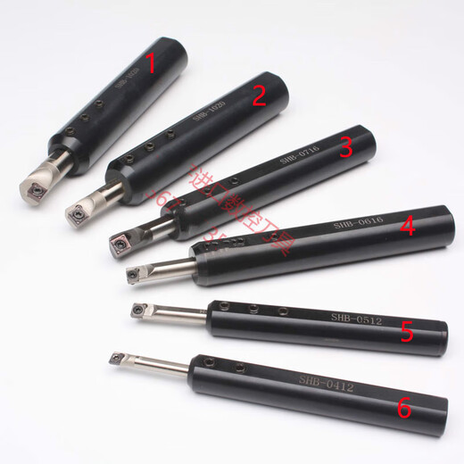 Small inner hole boring tool, small diameter boring tool, small inner hole turning blade, high speed steel boring tool, shockproof tool holder CCMT0302 No. 4 high speed steel tool holder 6 mm