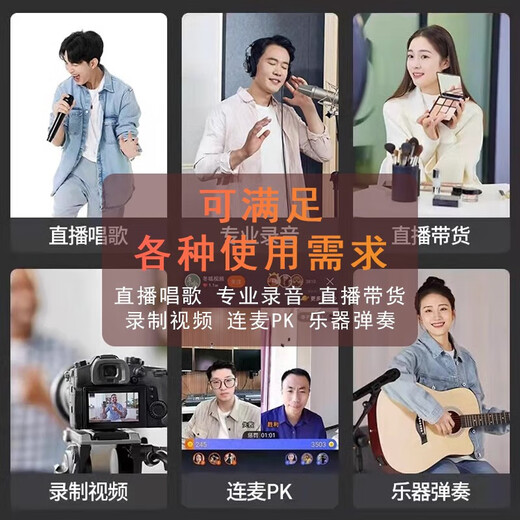 Burren Bell BL-500 condenser microphone audiobook recording equipment professional anchor recitation dubbing broadcast set recording studio grade BL-500+Aiken 4nano dyna set