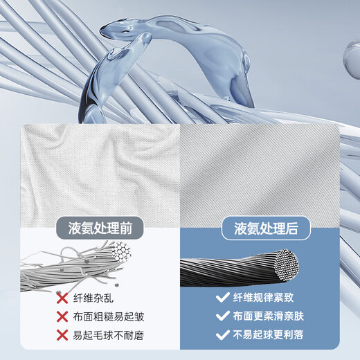 七匹狼【易打理】短袖t恤秋新款双色交织提花棉混纺短袖舒适T恤 702(深杏色) 4XL 190/104A