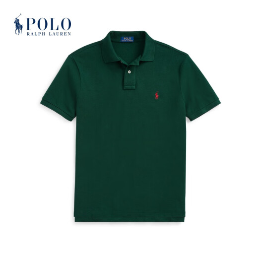 Polo Ralph Lauren 拉夫劳伦男装 经典款定制修身版型网眼Polo衫RL12200 300-绿色 M