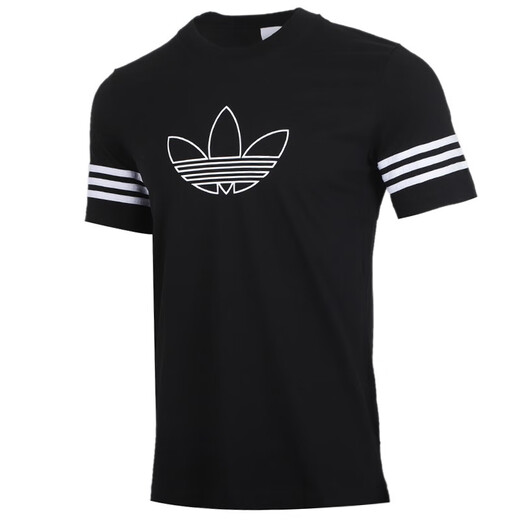 
adidas Clover T-shirt men's sports and casual short-sleeved top T-shirt FM3897 FM3897 S