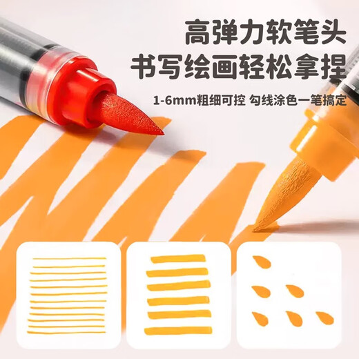 Zhijin gerade flüssiger Acrylmarker Weichköpfe selbst ausgewählte Einfärben monochrom undurchlässige Farbstapelstapelkunst-Kunst sicher nicht toxisch waschbarer Füllungsfarbe Farbstift handbemalte DIY Graffiti Stift Ng693 Blau grau