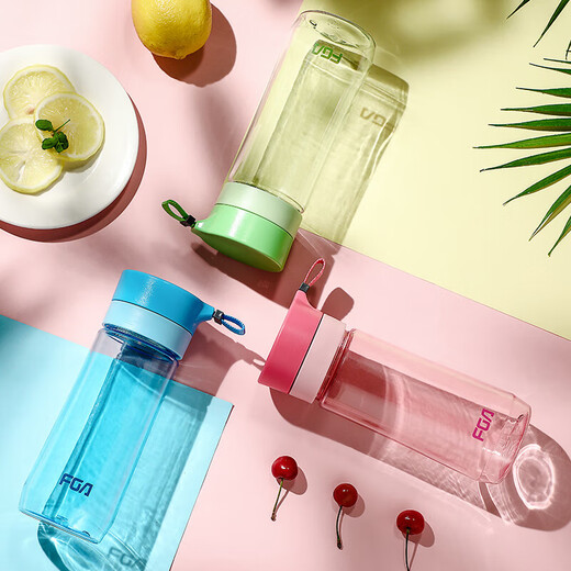 Fuguang Outdoor Travel Men's and Women's Sports Water Cups Plastic Tea Cups Portable Student Cups Fall-Resistant Tea Breaker 500ml