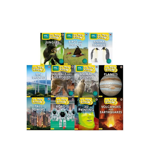 点读版 BBC Do You Know科普分级阅读绘本Level 1(11册)+在线学习卡 英文原版自然百科科普绘本 剑桥少儿英语KET阅读刷分神器