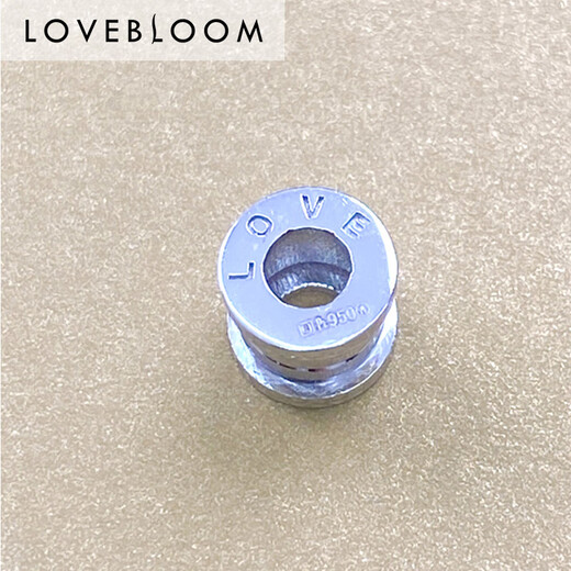 Blooming love (LOVEBLOOM) platinum small waist pendant PT950 necklace pendant gold pendant platinum transfer bead platinum clavicle chain gold necklace small waist pendant about 2.5 grams with silver chain