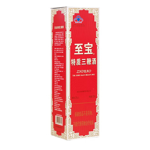 至宝 特质三鞭酒 红圆   圆瓶  至宝酒 35度 500mL 6瓶