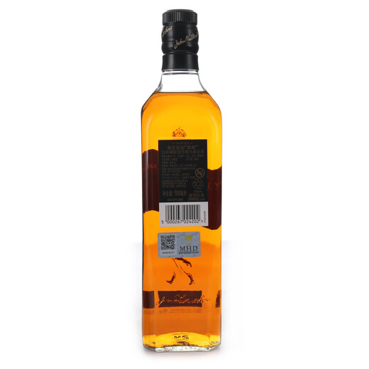 尊尼获加 Johnnie Walker黑方黑牌调配型苏格兰威士忌700ml
