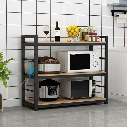 
Shelves, kitchen supplies, seasonings, microwave oven, dish, shelves, multi-layer floor-standing pots and utensils, storage rack, cabinets, storage cabinets, 4th floor 12035