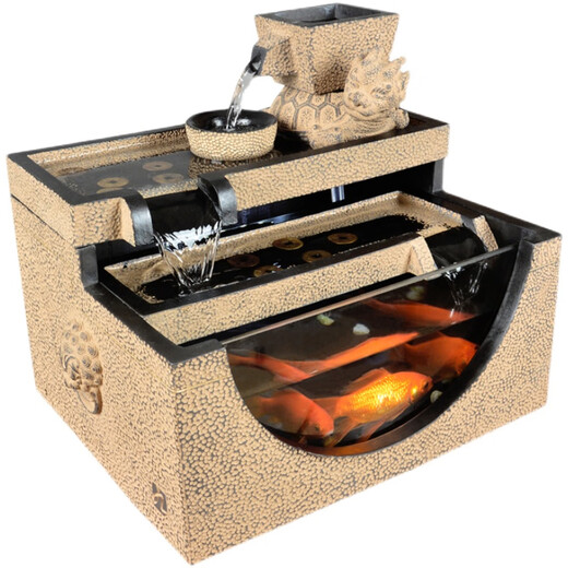 Nanbomaru office decoration ornaments living room desktop fish tank circulating water flow ornaments store opening gift