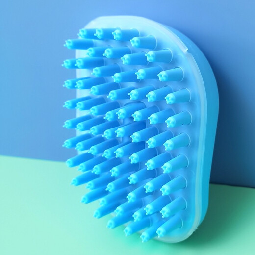 Dele Dog Bath Brush Cat Bath Brush Teddy Golden Hair Border Collie Cleaning Massage Brush Pet Supplies Pink