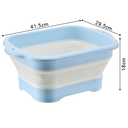 Pet Dog Bathtub Foldable Puppy Cat Bathtub Small Dog Teddy Corgi Special Bathtub Bathtub 7Jin Jin equals 0.5kg Inside Sky Blue Foldable With Drainage Port