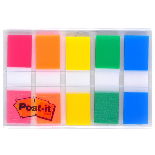 3M-Indexaufkleber Extraktion Label Farb-Lesezeichen Fluorescent Label Aufkleber Notebook-Anweisungen Seite Nummer Ordner Translucent Strip Waterfof Color Aufkleber Schüler-Schlüsselklassifizierung Pepsi Aufkleber 683-5CF (5 Color Package Indicator Label-100 Bilder)